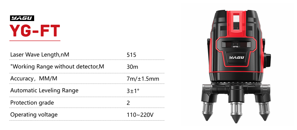 nivel laser verde TG-FT